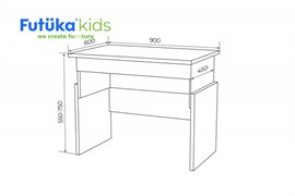 Детский растущий стол Q-bix 01 - фото 8157